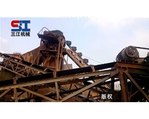 鹅卵石制沙生产线视频
